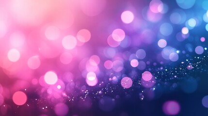 Colorful bokeh background with sparkling lights.