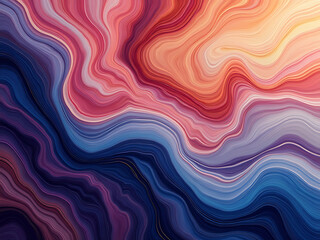 Surreal Fluid Abstract with Glossy, Dreamlike Liquid Effects