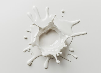 Milk chocolate collision splash high-definition photography