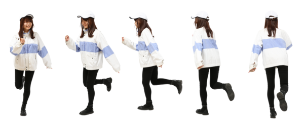 人物切り抜き5アングル