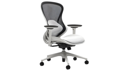 Sleek Ergonomic Office Chair with Adjustable Armrest