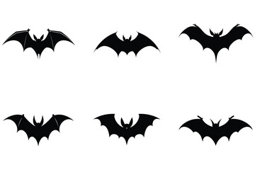 Bat silhouette vector
