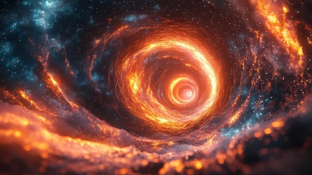 journey through a vividly illustrated multiverse featuring swirling galaxies bright colors and abstract shapes embodying the concept of warp speed