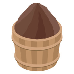 八丁味噌のイラスト