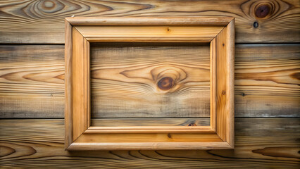 Fototapeta premium Wooden frame with background, wood, frame,isolated, background, design, border, vintage, photo, decoration, empty, mockup