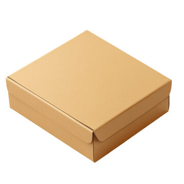 recommend clip art: Realistic product box mock-up with a removable label area. png, transparent background.