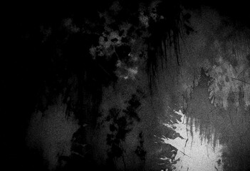 Black wall grunge texture