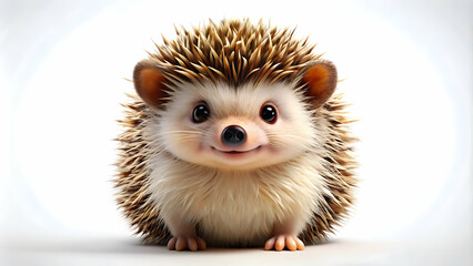 Colorful And Amusing Hedgehog Cartoon