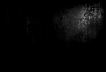 Obraz premium Black wall grunge texture