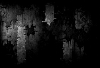 Black wall grunge texture
