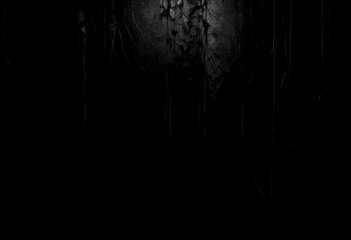Black wall grunge texture