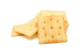 Cracker isolated on white background