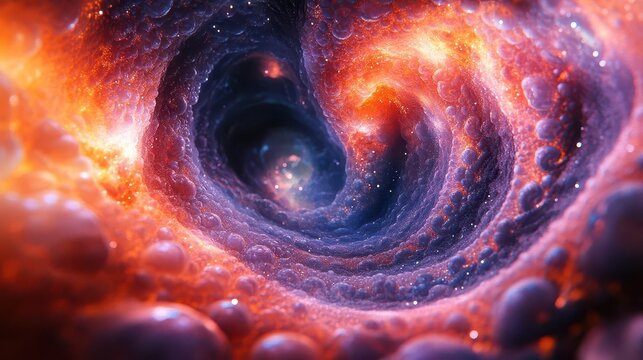 psychedelic abstract portal filled with vibrant colors and swirling patterns evoking a sense of otherworldly adventure and exploration