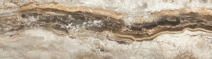Obraz premium Antiqued travertine slab, showcasing rich textures and earthy tones, ideal for elegant flooring or countertops, enhancing spaces with timeless charm and durability.