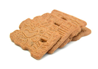 Small stack of macadamia nut and white chocolate cookies.