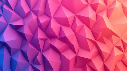 Fototapeta premium Colorful geometric patterns in shades of pink and purple, abstract background