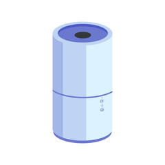 Vector Illustration of Air Humidifier Isometric