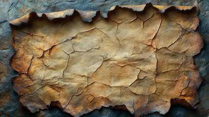 Fototapeta premium vintage aged parchment paper with burnt edges evoking a sense of history and nostalgia the warm tones and soft texture create a timeless backdrop for creative writing or artistic projects