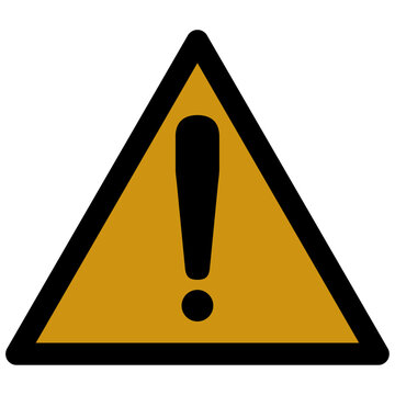 Exclamation Mark, Causion Warning Hazadrous Sign Vector Illustration