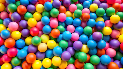 Fototapeta premium Colorful balls for a vibrant and playful photograph, Colorful, balls, vibrant, playful, spheres, round, bright