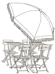 Fototapeta premium hand drawn illustration