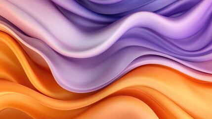 Obraz premium Colorful Abstract Waves in Soft Fabric Textures