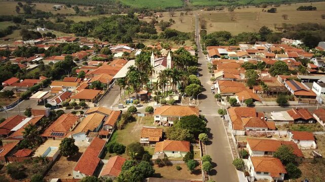 Drone Footage of Uru City and Central Square, Sao Paulo, Brazil
