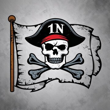pirate skull and crossbones