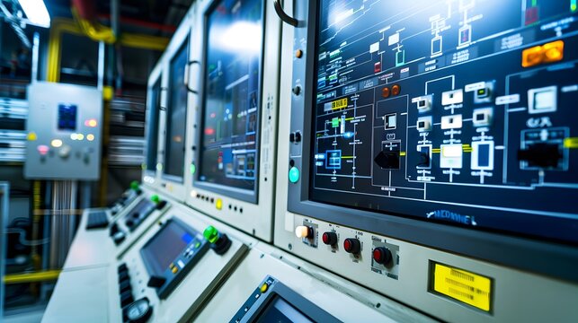 Imagine a large-scale manufacturing plant where DCS coordinates and monitors automated production lines for smooth and synchronized operations