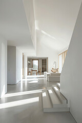 Fototapeta premium Minimalist showcasing streamlined, clutter-free home