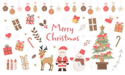 かわいいクリスマスのイラスト素材_2