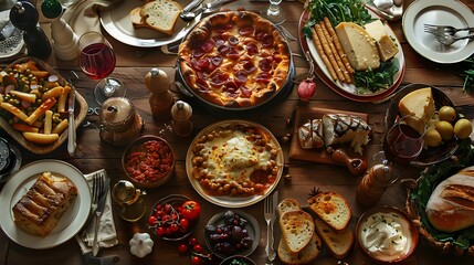 Delicious French Gastronomic Feast Arrangement