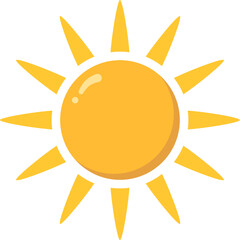 Sun vector drawing