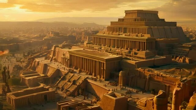Ancient civilization empire,  city of ur
