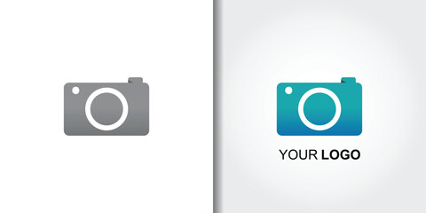Modern Camera Logo Vector