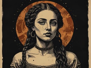 A Mystical Woman in the Cosmos