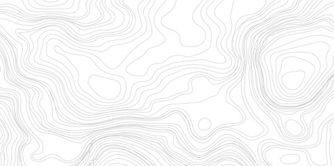Topographic Map Seamless Pattern illustration of white background, Good-looking  isolines pattern. Vector illustration.
