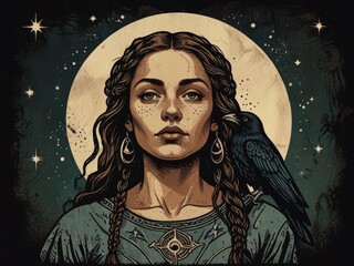 A Mystical Woman in the Cosmos