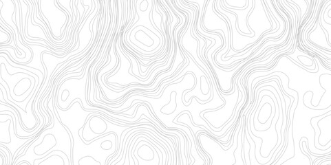 Topographic Map Seamless Pattern illustration of white background, Modern design with White background with topographic wavy pattern