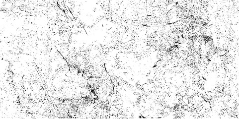 scuffs, chips, stains, ink spots, lines. Dark design, Grunge black and white pattern. 
