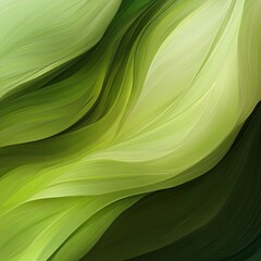 Fototapeta premium A serene and abstract representation of flowing green waves, evoking nature's tranquility and the beauty of lush landscapes.