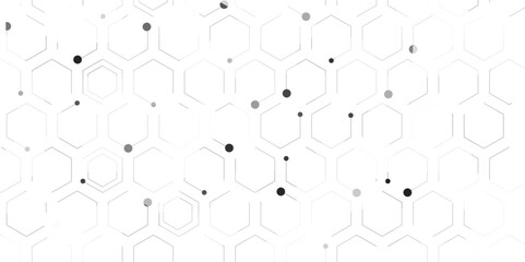 Hexagon Beehive honeycomb pattern wall black and white, Hexagon isolated clipping path horizontal for design honeycomb texture for pattern .