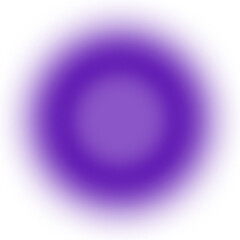 Blurred purple gradient circle on white background