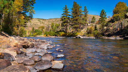 Cache la Poudre River in the Fall