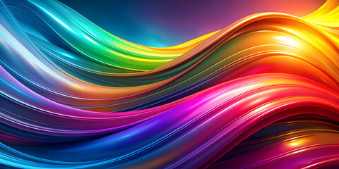 Naklejka premium Abstract background with vibrant colors and dynamic shapes, abstract, background, colors, vibrant, shapes, modern, digital