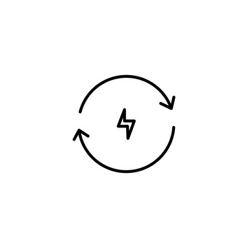 recommend clip art: renewable energy line icon
