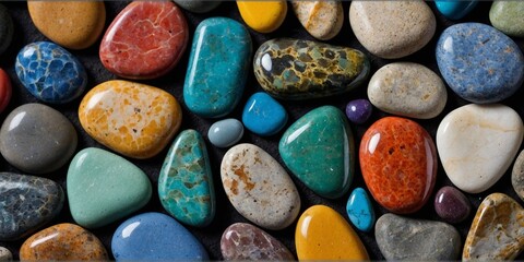 This vivid stone background features an array of colors, making it suitable for various applications, including brochures, flyers, and online content.