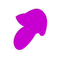 Orange purple abstract shapes vectors