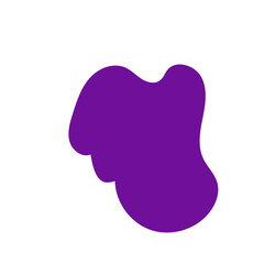 Orange purple abstract shapes vectors