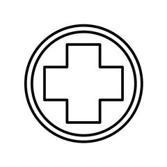 Obraz premium Medical Icon Medical Cross